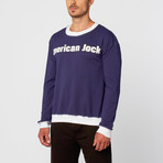 AJ Warm-Up Sweatshirt // Navy (M)