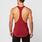 L.A. Wash Athletic Tank Top // Cardinal (S)