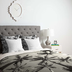 BW Palms // Duvet Cover (Twin)