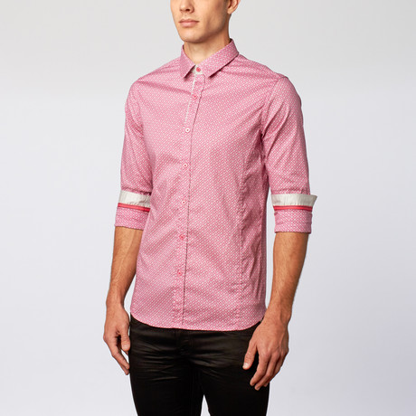 Button-Up Shirt // Pink (S)