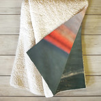 Golden Gate View // Fleece Throw Blanket (Medium)