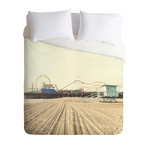 Santa Monica Pier // Duvet Cover (Twin)