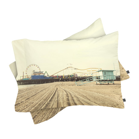 Santa Monica Pier // Pillow Case // Set of 2