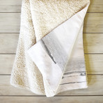 Two Palms // Fleece Throw Blanket (Medium)