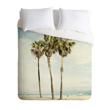 Venice Beach Palms // Duvet Cover (Twin)