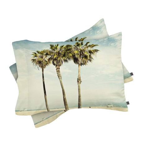 Venice Beach Palms // Pillow Case // Set of 2