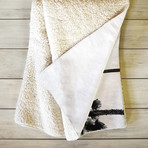 Five Palms // Fleece Throw Blanket (Medium)