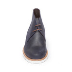 Safar Leather Chukka // Navy (Euro: 40)