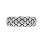 Reptile Skin Design Ring (Size 8)