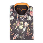 Tropical Button-Up // Black (L)