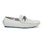 Perforated Driving Shoe // White (US: 10)