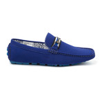 Perforated Driving Shoe // Blue (US: 10)