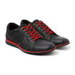 Casual Sneaker // Black Perforated (US: 8.5)