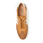 Platini // Casual Sneaker // Brown + White (US: 8.5)