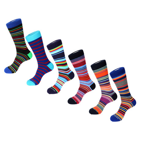 Dress Socks // Vibrant Horizon // Pack of 6