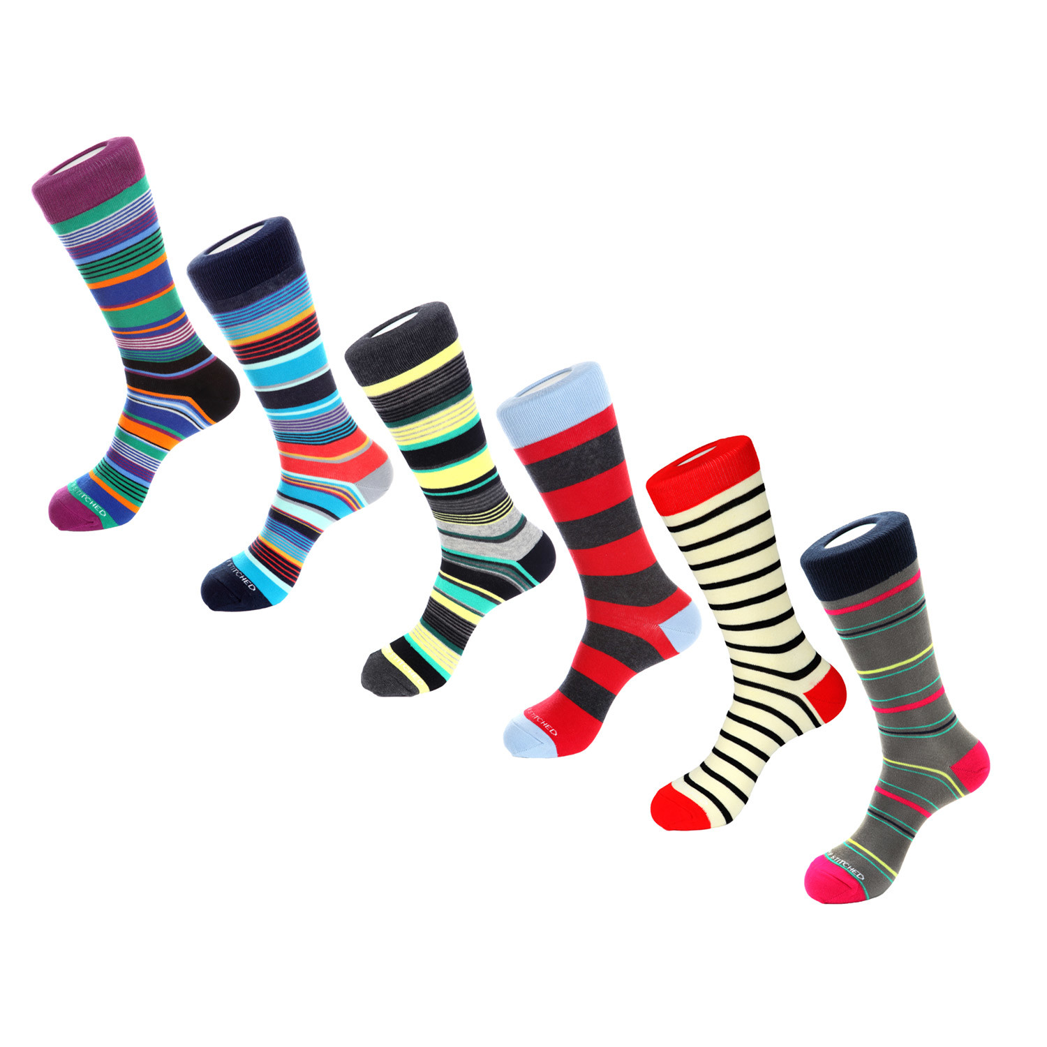 Dress Socks // Mellow Yellow // Pack of 6 Unsimply Stitched Touch