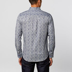 Button-Down Shirt // Navy Paisley (L)