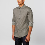 Button-Down Shirt // Grey Circles (M)