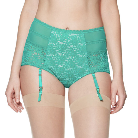 Fanciful Retro Brief // Coastal Green (XS)