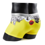 Ken Wroy // Tokyo Skyline Trunk // Yellow + Silver (L)