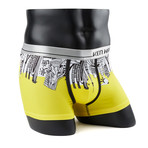Ken Wroy // Tokyo Skyline Trunk // Yellow + Silver (L)