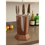 360 Knife Block // Walnut