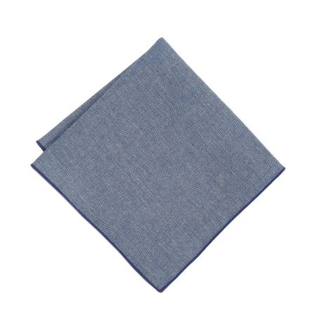 Pocket Square // Blue Chambray