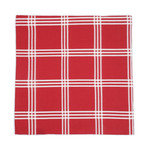 Pocket Square // Crimson Plaid
