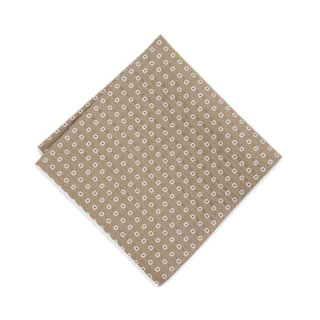 Oblong Pocket Square // Tan