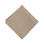 Oblong Pocket Square // Tan