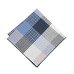 Stitched Pocket Square // Blue