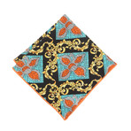 Deco Pocket Square // Multi