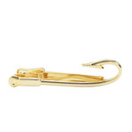 Hook Tie Clip // Gold