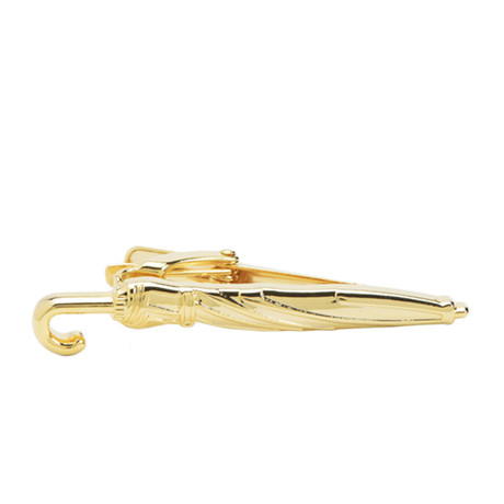 Umbrella Tie Clip // Gold