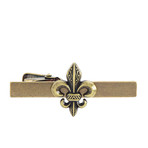 Fleur De Lys Tie Clip // Gunmetal