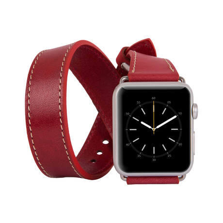 Apple Watch Strap // Double Band // Red (38mm)