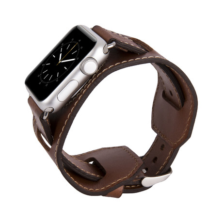 Apple Watch Strap // Wide Band // Burnt Tan (38mm)