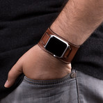 Apple Watch Strap // Wide Band // Burnt Tan (38mm)