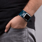 Apple Watch Strap // Wide Band // Blue (38mm)