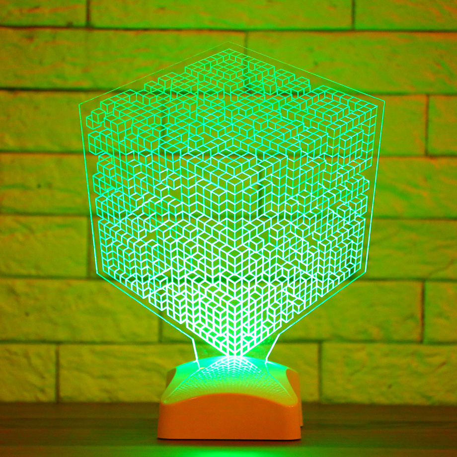 ArtisticLamps - 3D LED Optical Illusions - Touch of Modern