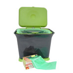 Full Circle Fresh Air Compost Collector (Slate)