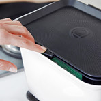 Full Circle Fresh Air Compost Collector (Slate)