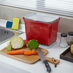 Full Circle Fresh Air Compost Collector (Slate)