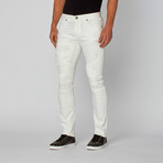 Laguardia White Moto Denim // White (32WX32L)