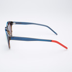 AVIVA // Blue + Brown Leyered Tortoise Frame