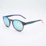 AVIVA // Blue + Brown Leyered Tortoise Frame