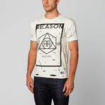 Reason // Kingston Destroyed Short-Sleeve Tee // White (M)