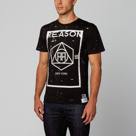 Kingston Destroyed Short-Sleeve Tee // Black (XS)