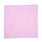 Pocket Square // Pink + Blue