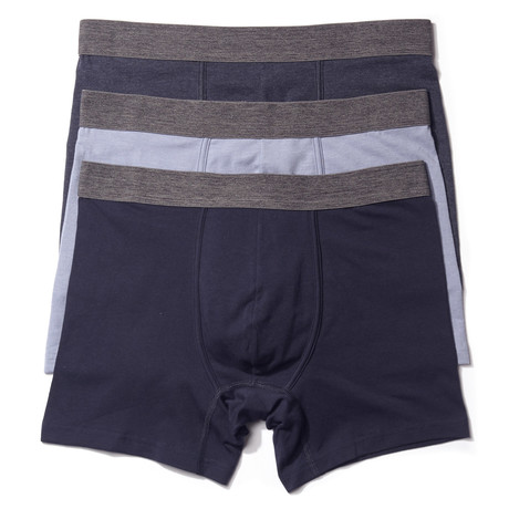 Stretch Boxer Brief // Navy // Pack of 3 (S)